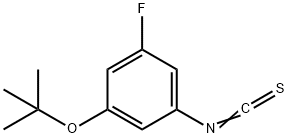 1-tert-butoxy-3-fluoro-5-isothiocyanatobenzene Structure