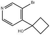1-(3-Bromopyridin-4-yl)cyclobutanol Structure