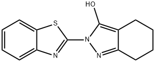 2-(2-Benzothiazolyl)-4,5,6,7-tetrahydro-2H-indazol-3-ol Structure