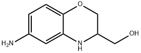 6-Amino-2, 3-dihydro-3-hydroxymethyl-1, 4-benzoxazine Struktur