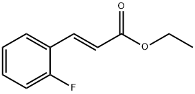 (E)-3-(2-氟苯基)丙烯酸乙酯,89760-42-9,结构式
