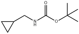 Carbamic acid, (cyclopropylmethyl)-, 1,1-dimethylethyl ester (9CI) Structure