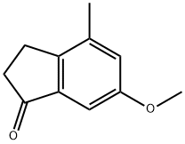 6-甲氧基-4-甲基-2,3-二氢-1H-茚-1-酮, 89837-18-3, 结构式