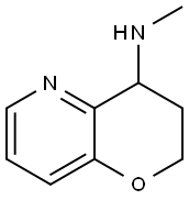 3,4-dihydro-N-methyl-2H-Pyrano[3,2-b]pyridin-4-amine Structure