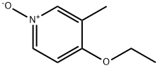 3-甲基-4-乙氧基吡啶氮氧化物, 90087-16-4, 结构式