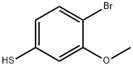 4-溴-3-甲氧基苯硫醇 结构式
