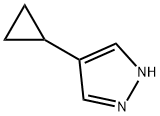 4-CYCLOPROPYL-1H-PYRAZOLE HYDROCHLORIDE 结构式