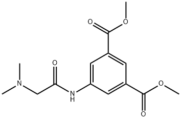 dimethyl 5-(2-(dimethylamino)acetamido)isophthalate Struktur
