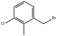 1-(bromomethyl)-3-chloro-2-methylbenzene, 90369-76-9, 结构式