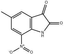 5-methyl-7-nitroindoline-2,3-dione Struktur