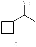 1-Cyclobutylethanamine hydrochloride Struktur