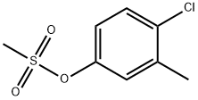 4-氯-3-甲基苯基甲烷磺酸盐, 90555-52-5, 结构式