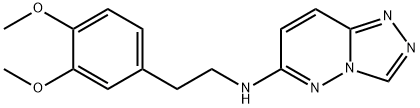 N-[2-(3,4-dimethoxyphenyl)ethyl]-N-[1,2,4]triazolo[4,3-b]pyridazin-6-ylamine Structure