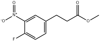 methyl 3-(4-fluoro-3-nitrophenyl)propanoate Structure