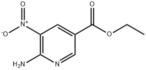 6-Amino-5-nitro-nicotinic acid ethyl ester Struktur
