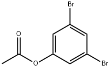 acetic acid 3,5-dibromo-phenyl ester Structure