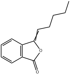 3-pentylideneisobenzofuran-1(3H)-one Struktur