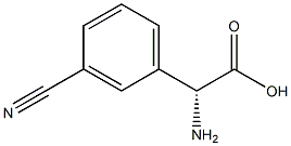 (2R)-2-AMINO-2-(3-CYANOPHENYL)ACETIC ACID Structure