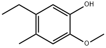 5-Ethyl-2-methoxy-4-methylphenol Struktur
