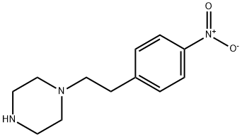1-(4-nitrophenethyl)piperazine Struktur