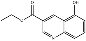 ethyl 5-hydroxyquinoline-3-carboxylate Struktur