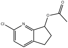 5H-Cyclopenta[b]pyridin-7-ol, 2-chloro-6,7-dihydro-, 7-acetate