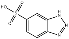 1H-Benzotriazole-6-sulfonic acid Struktur