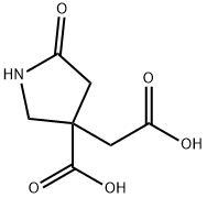 3-(carboxymethyl)-5-oxopyrrolidine-3-carboxylic acid Structure