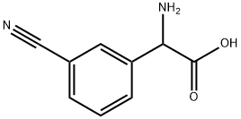 RS-3-氰基苯甘氨酸, 91192-28-8, 结构式