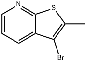 3-bromo-2-methylthieno[2,3-b]pyridine Struktur
