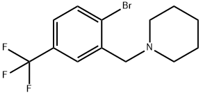 1-[[2-bromo-5-(trifluoromethyl)phenyl]methyl]-piperidine|1-[[2-溴-5-(三氟甲基)苯基]甲基]-哌啶