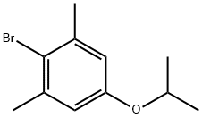 2-溴-1,3-二甲基-5-(1-甲基乙氧基)苯, 91345-75-4, 结构式