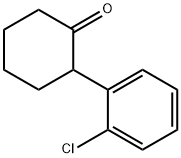 2-(2-氯苯基)环己酮 结构式