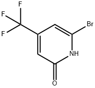 6-Bromo-4-(trifluoromethyl)pyridin-2(1H)-one Structure