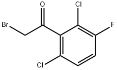 2,6-Dichloro-3-fluorophenacylbromide96% Structure