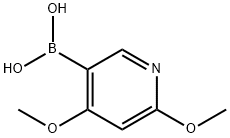 4,6-Dimethoxypyridine-3-boronic acid Struktur