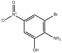 2-amino-3-bromo-5-nitrophenol Struktur