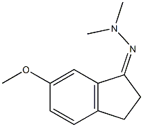 (Z)-2-(6-methoxy-2,3-dihydro-1H-inden-1-ylidene)-1,1-dimethylhydrazine,915394-72-8,结构式