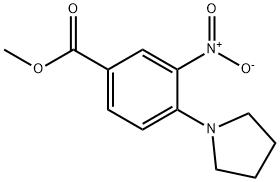 methyl 3-nitro-4-(pyrrolidin-1-yl)benzoate Structure