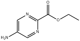 5-氨基嘧啶-2-甲酸乙酯, 916056-76-3, 结构式