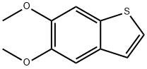 5,6-ジメトキシ-1-ベンゾチオフェン 化学構造式