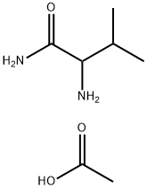 D-VALINAMIDE ACETATE Struktur