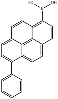 6-苯基-1-芘硼酸 结构式