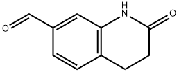 1,2,3,4-tetrahydro-2-oxo-7-quinolinecarboxaldehyde Structure