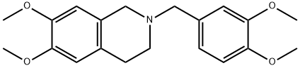 2-(3,4-Dimethoxybenzyl)-6,7-dimethoxy-1,2,3,4-tetrahydroisoquinoline Structure