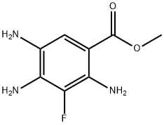 2,4,5-三氨基-3-氟苯甲酸甲酯,918321-27-4,结构式