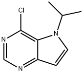 4-Chloro-5-isopropyl-5H-pyrrolo[3,2-d]pyrimidine Structure