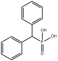 ベンズヒドリルホスホン酸 化学構造式