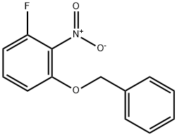 1-Benzyloxy-3-fluoro-2-nitro-benzene 化学構造式