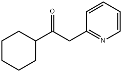 1-环己基-2-(2-吡啶)-乙酮 结构式